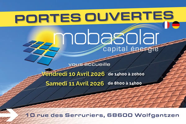 Portes ouvertes Mobasolar le 10 et le 11 avril 2026