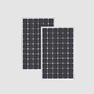 2 panneaux photovoltaïques bi-verre